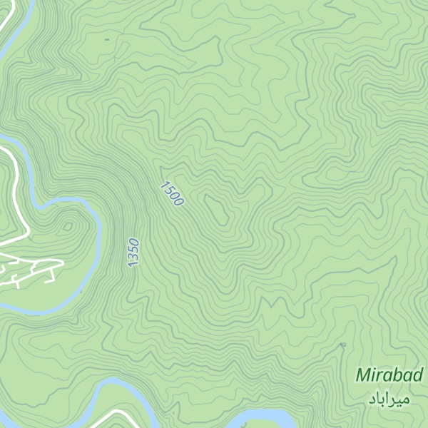 Map of Kūh-e Tappeh Ghūlān
