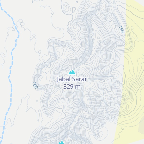 Map of Jabal Sarar