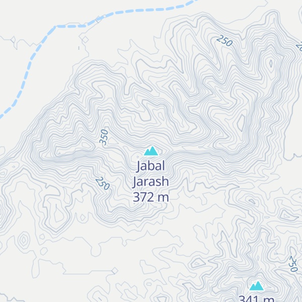 Map of Jabal Jarash