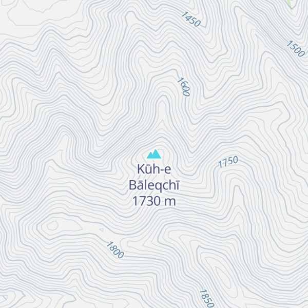 Map of Kūh-e Bāleqchī