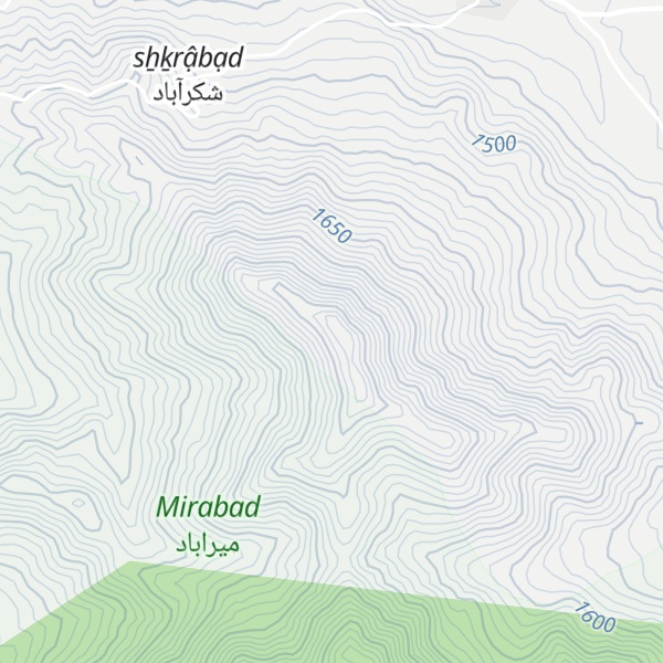 Map of Kūh-e Ḩājjī Matak