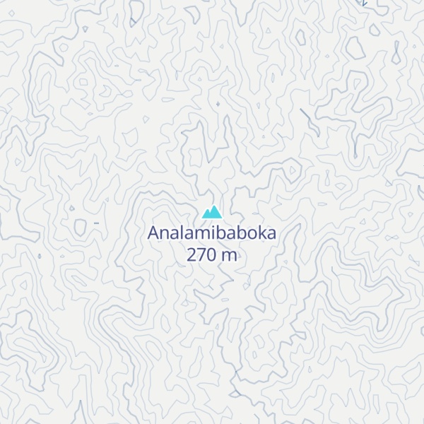 Map of Analamibaboka