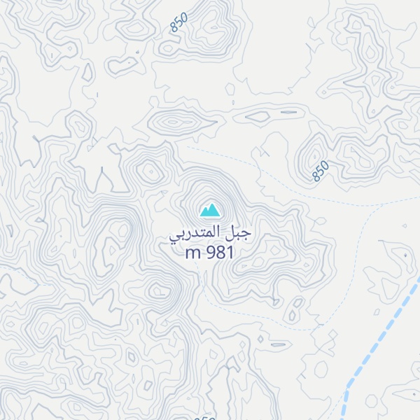 Map of جبل المتدربي