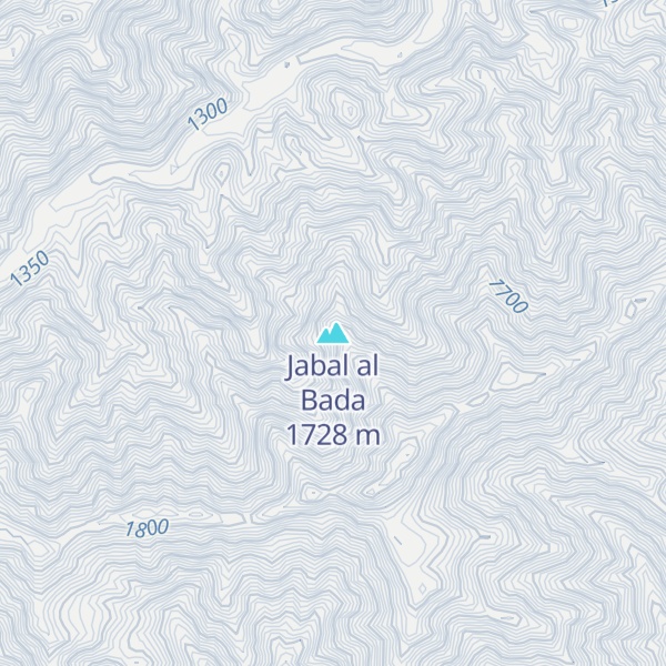 Map of Jabal al Bada