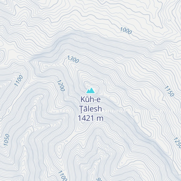 Map of Kūh-e Ţālesh