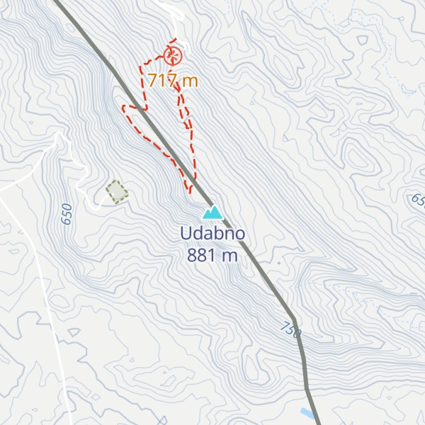 Map of Udabno