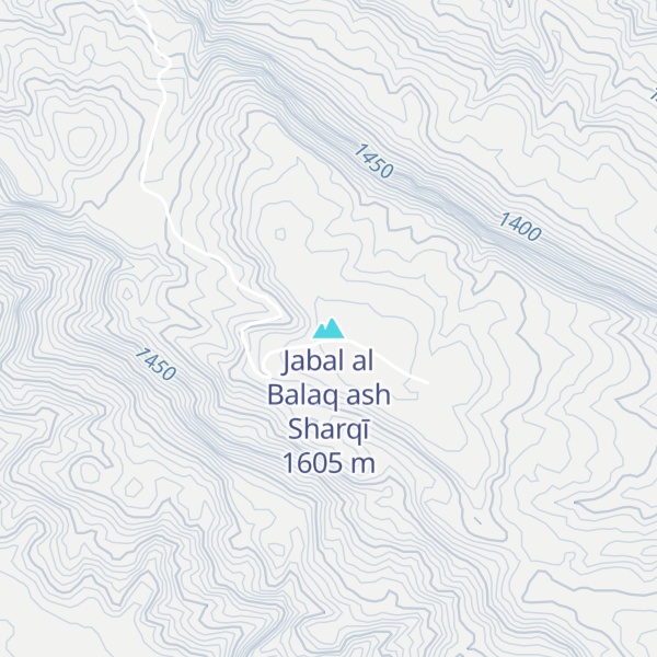 Map of Jabal al Balaq ash Sharqī