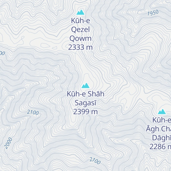 Map of Kūh-e Shāh Sagasī