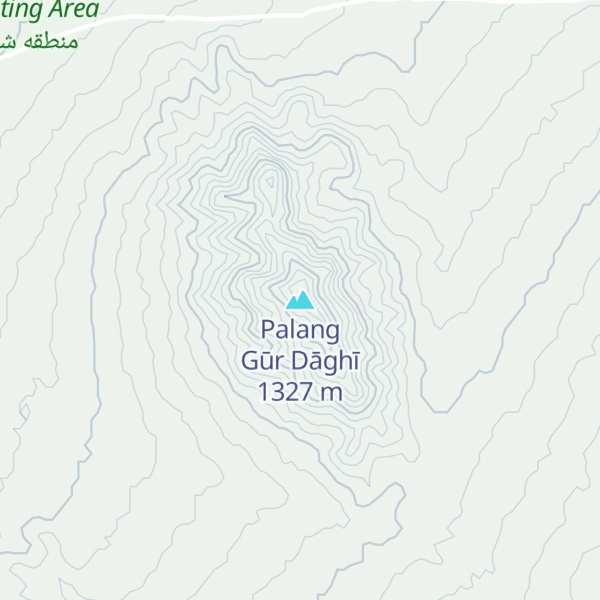Map of Palang Gūr Dāghī