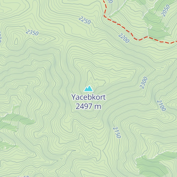 Map of Yacebkort