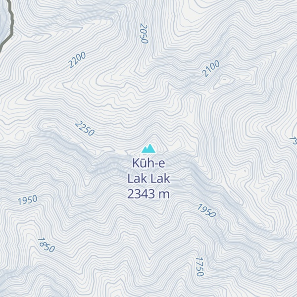 Map of Kūh-e Lak Lak