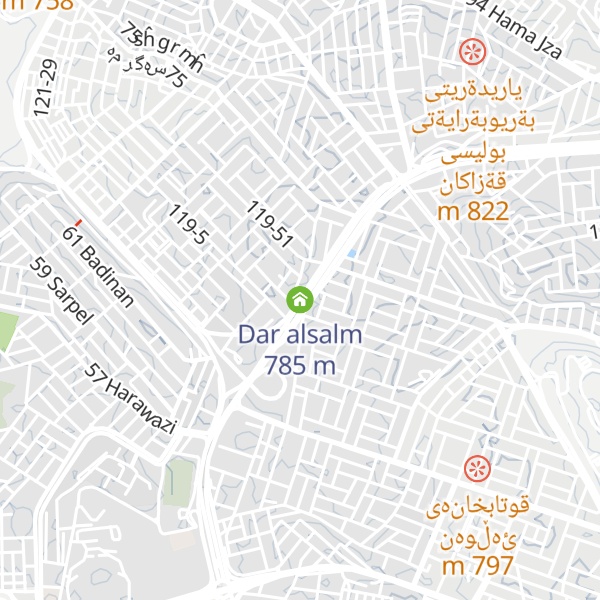 Map of Dar alsalm