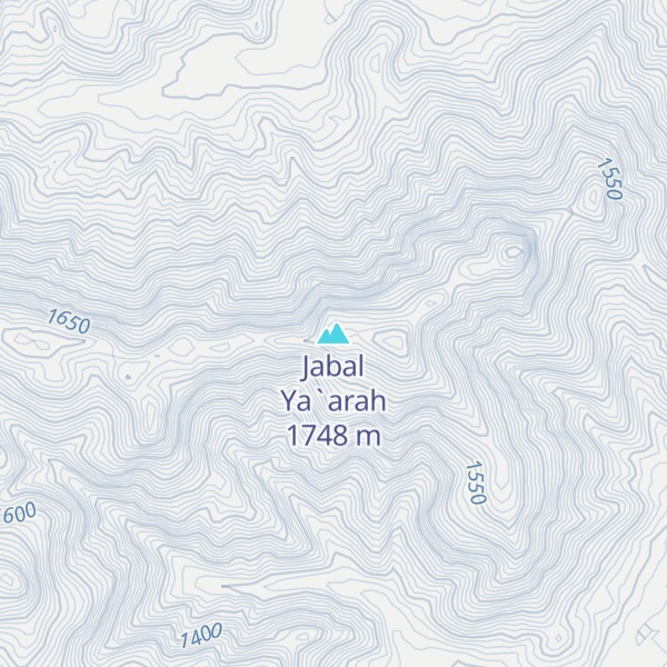 Map of Jabal Ya`arah