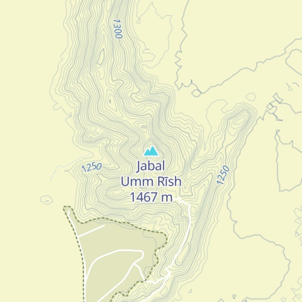 Map of Jabal Umm Rīsh