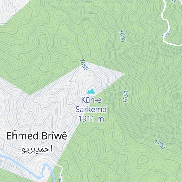 Map of Kūh-e Sarkemā