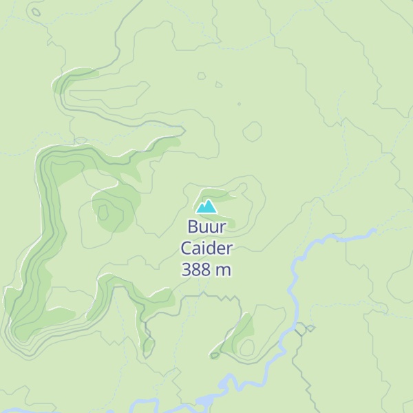 Map of Buur Caider