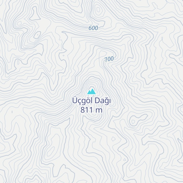Map of Üçgöl Dağı