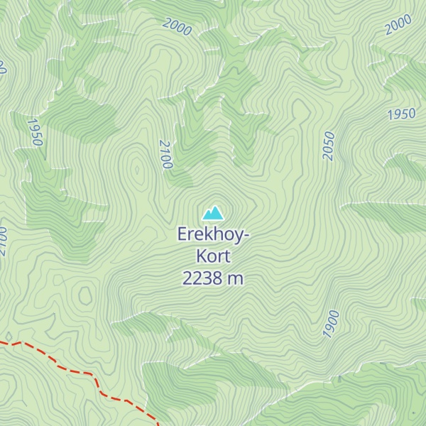 Map of Erekhoy-Kort