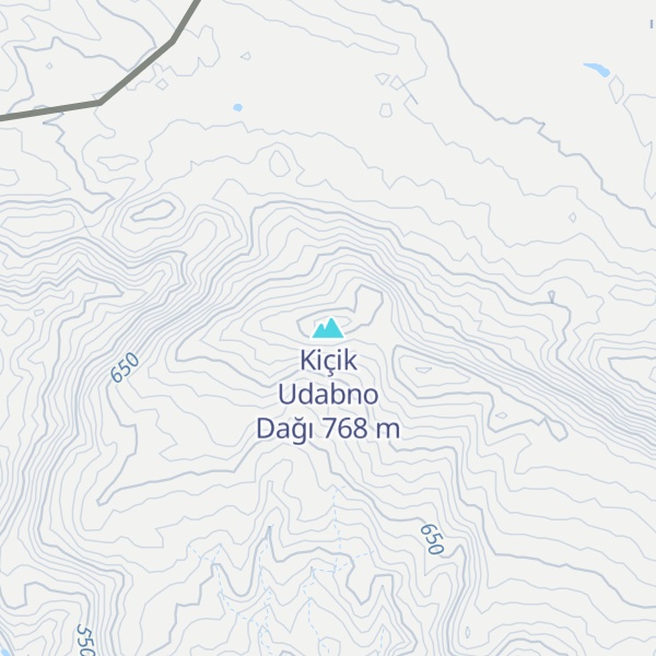 Map of Kiçik Udabno Dağı