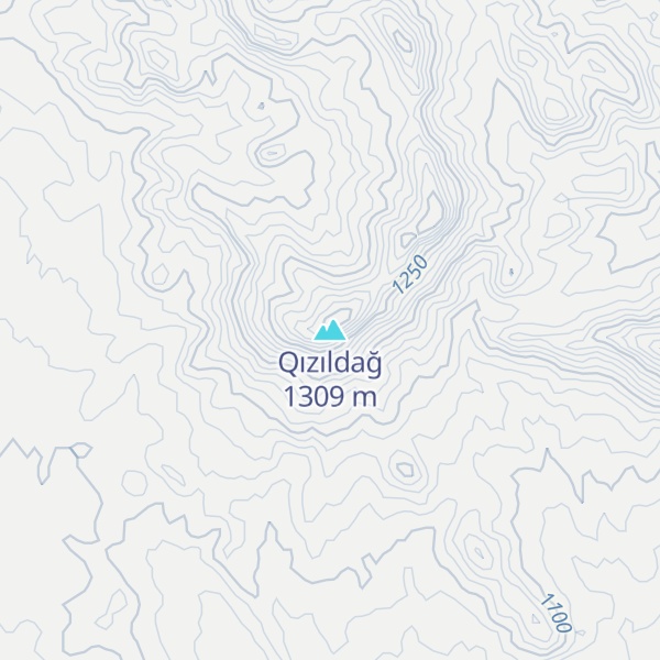Map of Qızıldağ