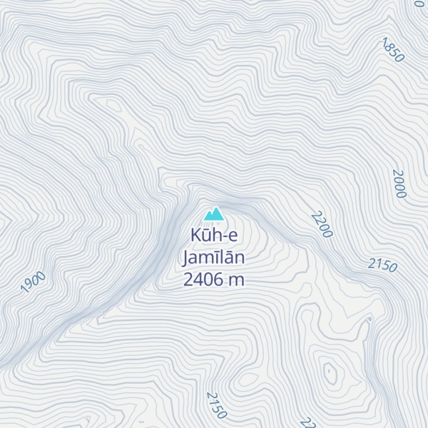 Map of Kūh-e Jamīlān