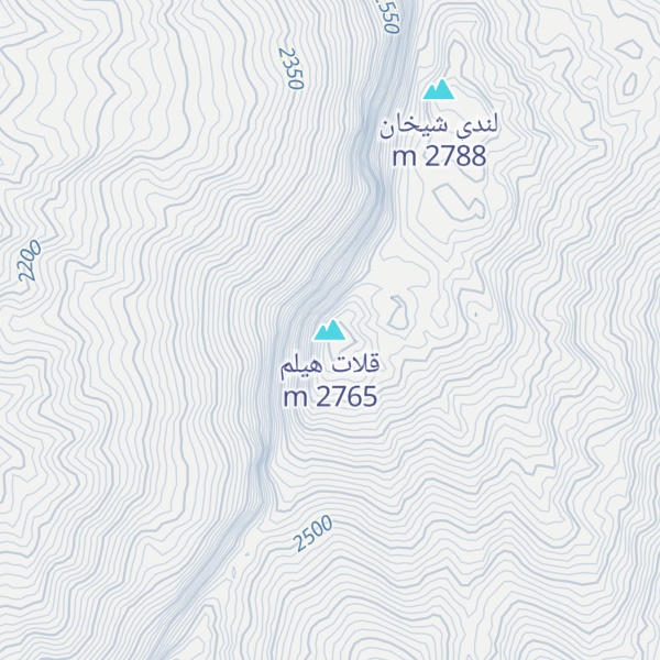 Map of قلات هیلم