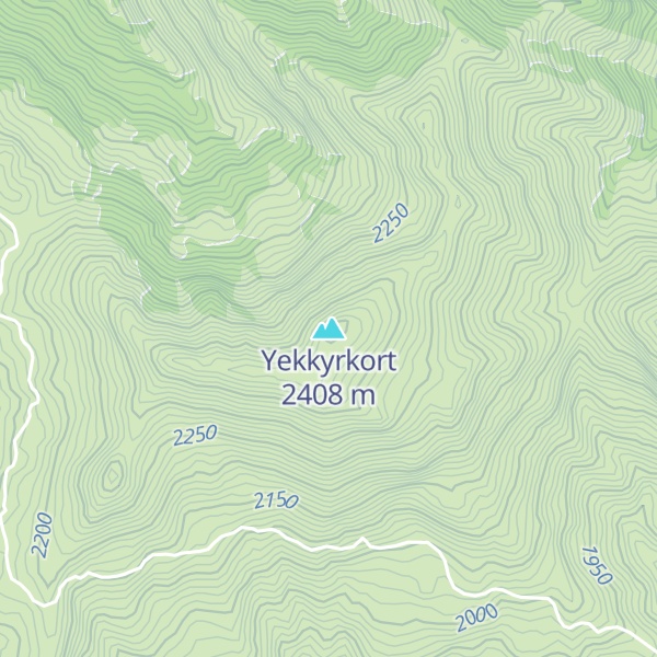 Map of Yekkyrkort