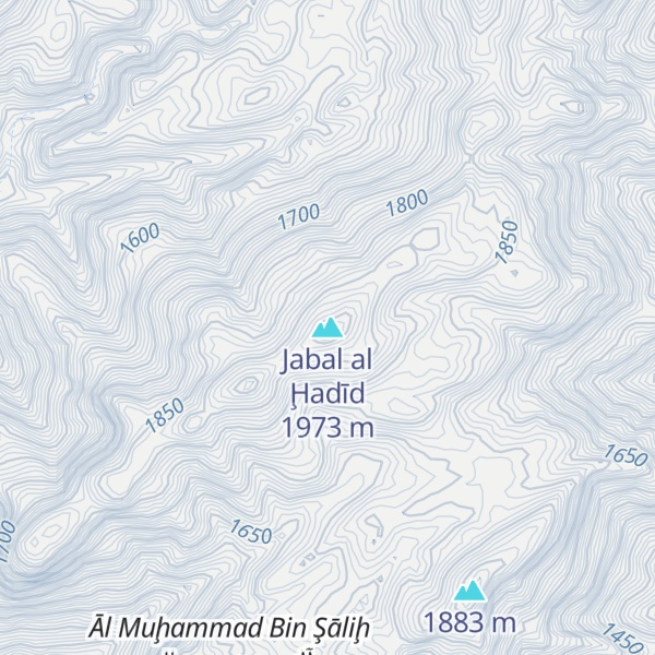 Map of Jabal al Ḩadīd