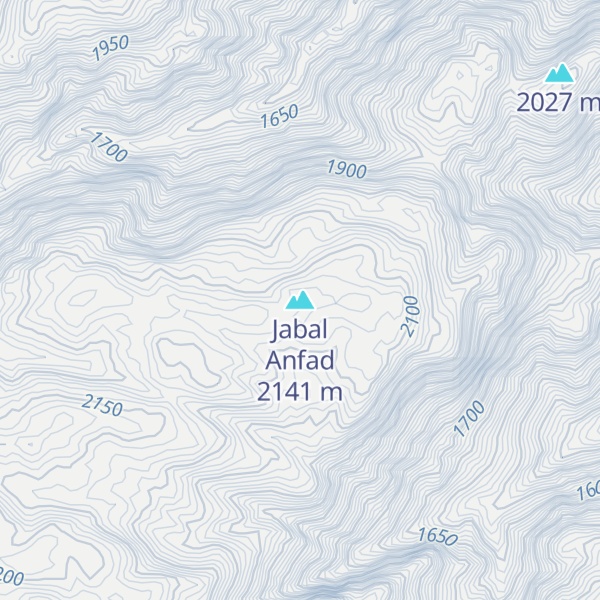 Map of Jabal Anfad
