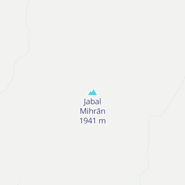 Map of Jabal Mihrān