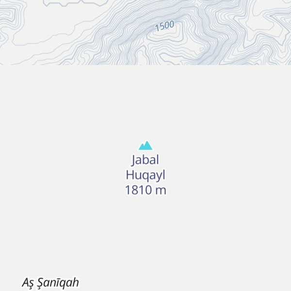 Map of Jabal Huqayl