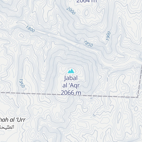 Map of Jabal al ‘Aqr