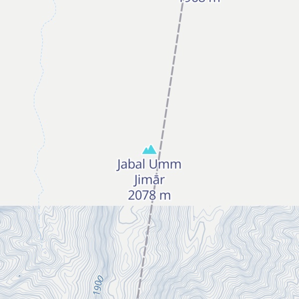 Map of Jabal Umm Jimār