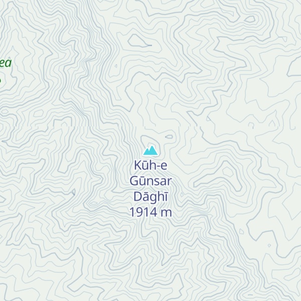 Map of Kūh-e Gūnsar Dāghī