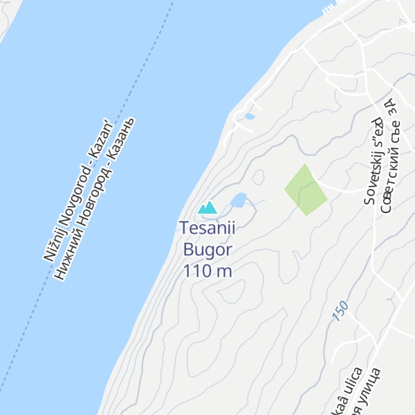 Map of Tesanii Bugor