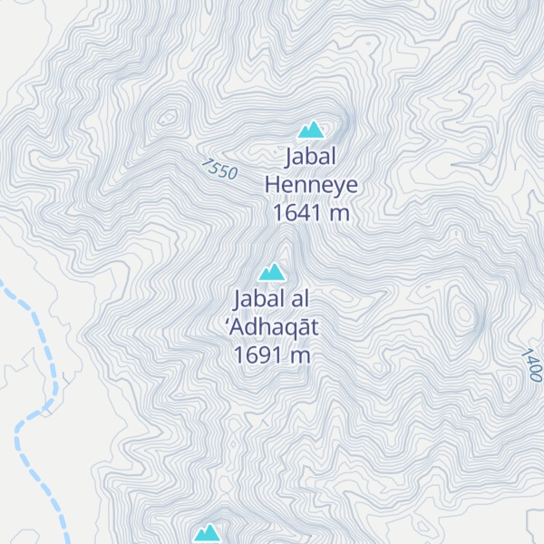 Map of Jabal al ‘Adhaqāt