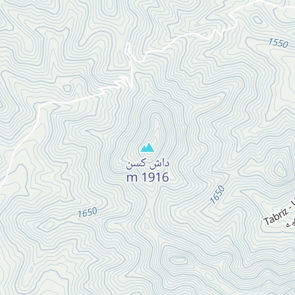 Map of داش کسن