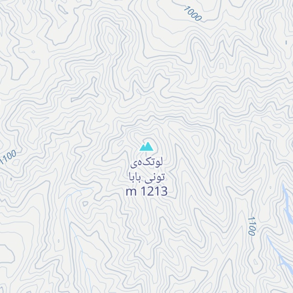 Map of لوتکەی تونی بابا