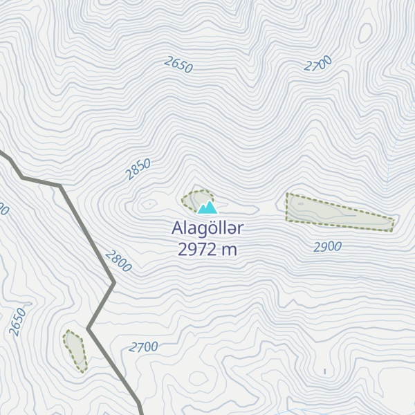 Map of Alagöllər