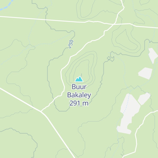 Map of Buur Bakaley