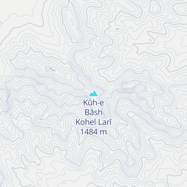 Map of Kūh-e Bāsh Kohel Larī