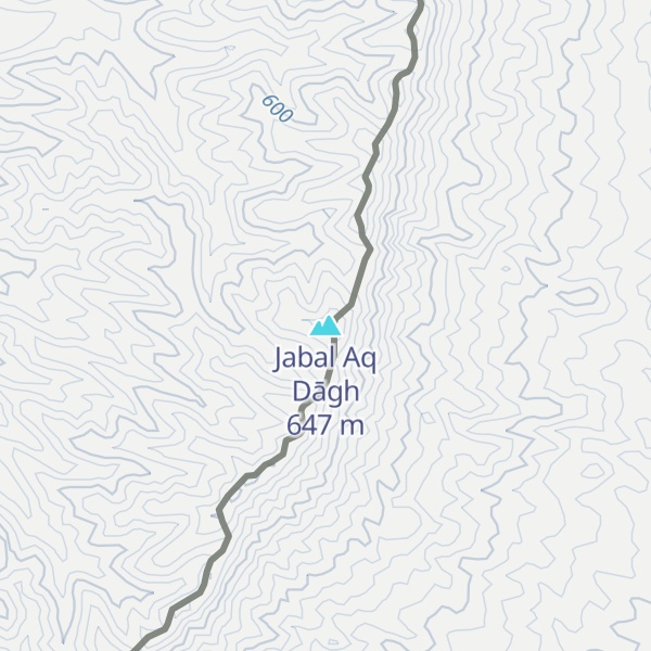 Map of Jabal Aq Dāgh