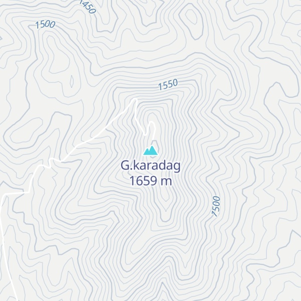 Map of G.karadag