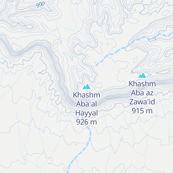Map of Khashm Aba al Hayyal