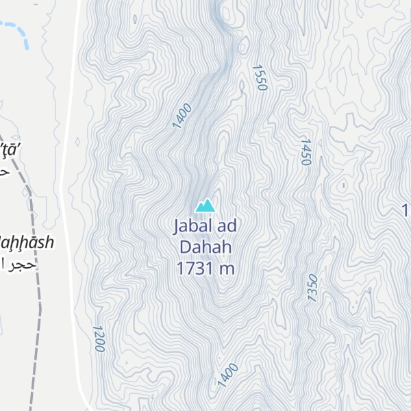 Map of Jabal ad Dahah