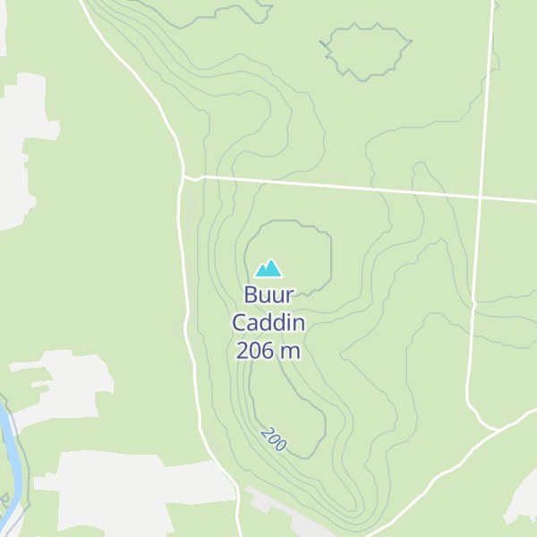 Map of Buur Caddin