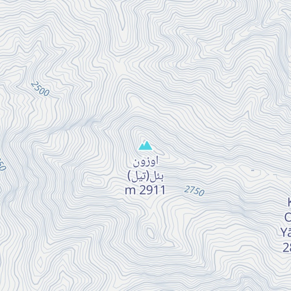 Map of اوزون بئل(تیل)