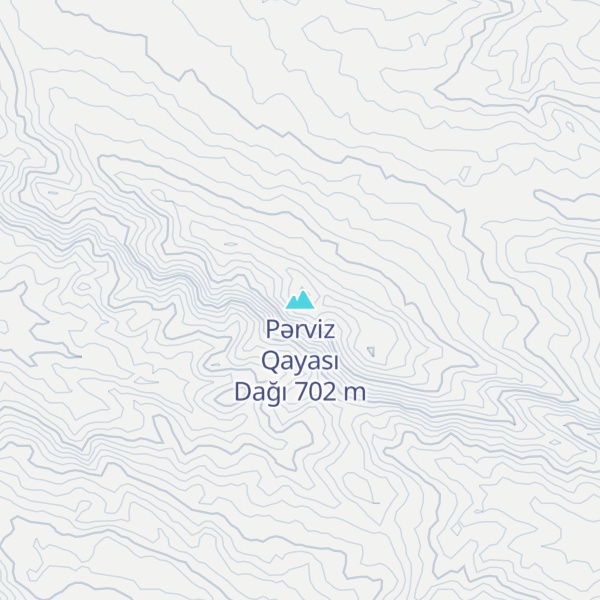 Map of Pərviz Qayası Dağı