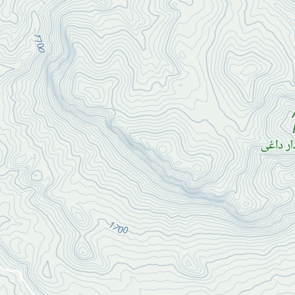 Map of Kūh-e Qezel Yūqūsh Dāghī