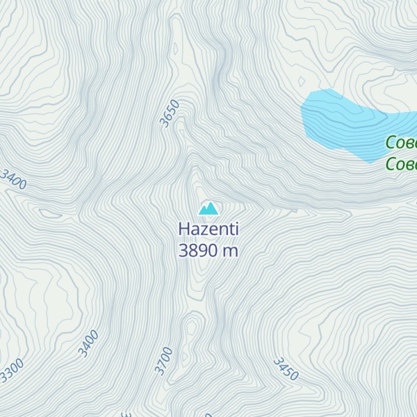 Map of Hazenti